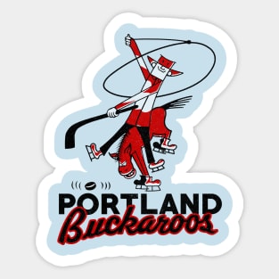 Portland Buckaroos 1969 Sticker